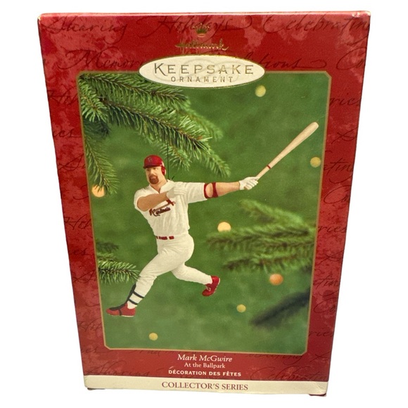 2000 Hallmark Keepsake Ornament. Mark McGwire at the Ballpark Collector’s Series - Picture 1 of 8